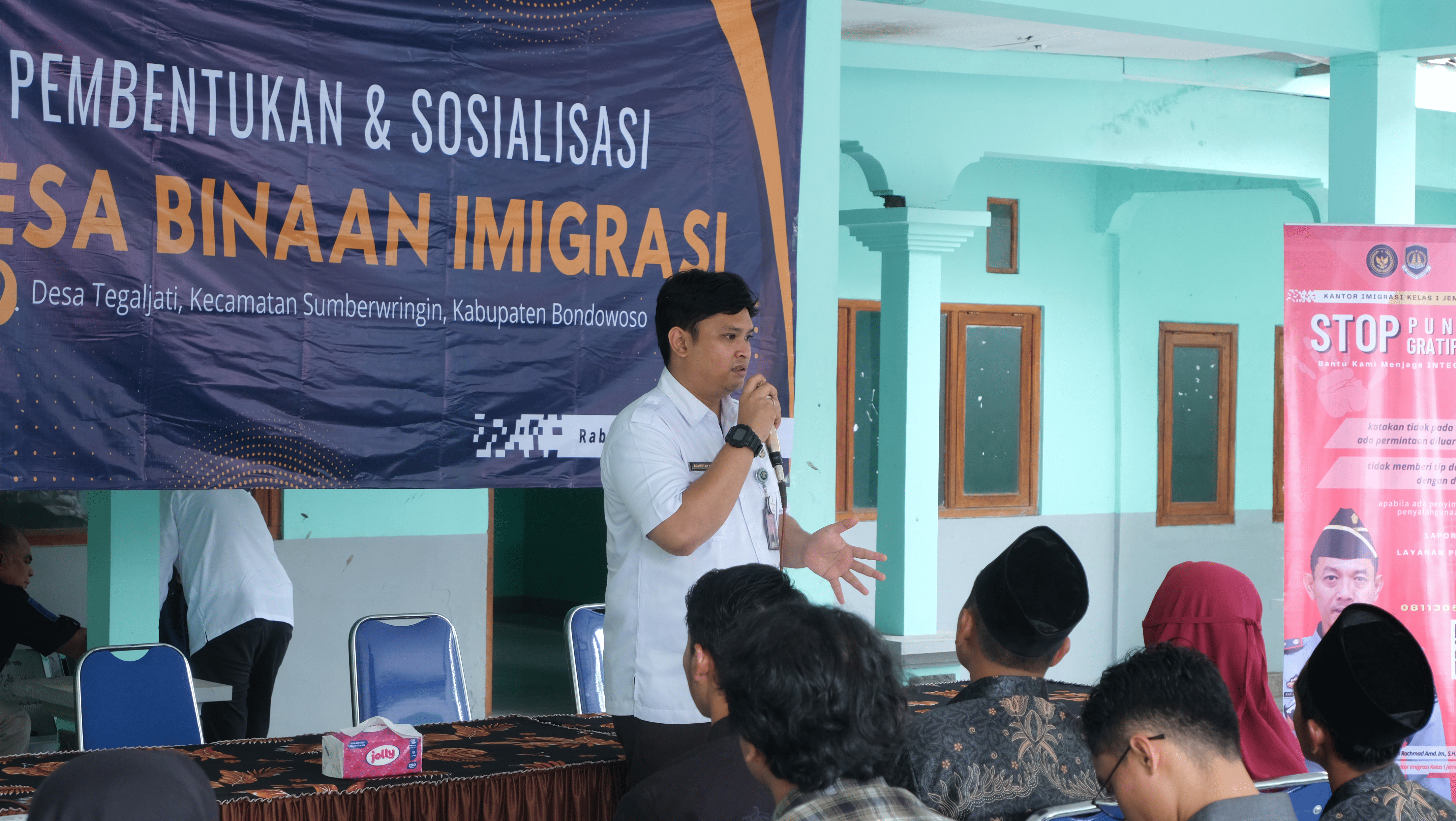 IMIGRASI JEMBER TETAPKAN DESA TEGALJATI BONDOWOSO SEBAGAI DESA BINAAN IMIGRASI